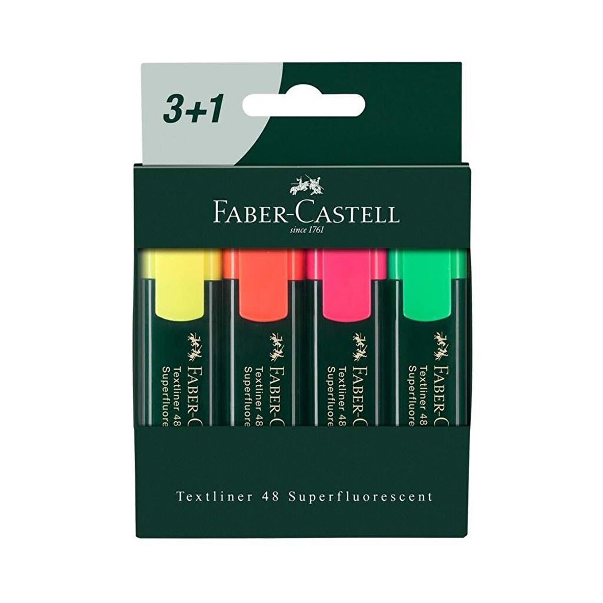 Faber-Castell Textliner Fosforlu Kalem 3+1