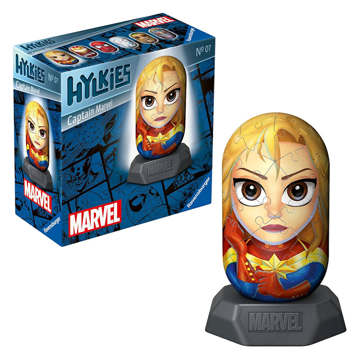 Ravensburger Hylkies Marvel 54 Parça Puzzle Kaptan Marvel 011569