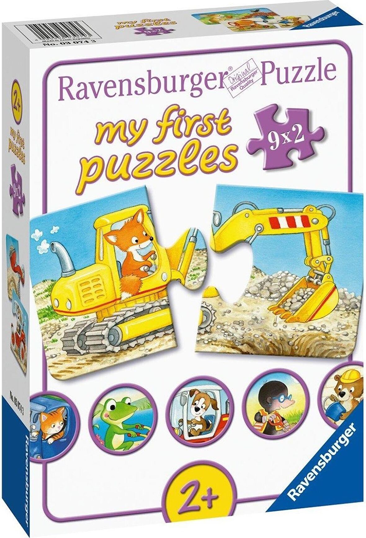 Ravensburger Yaşam 9x2 Parça Çocuk Puzzle