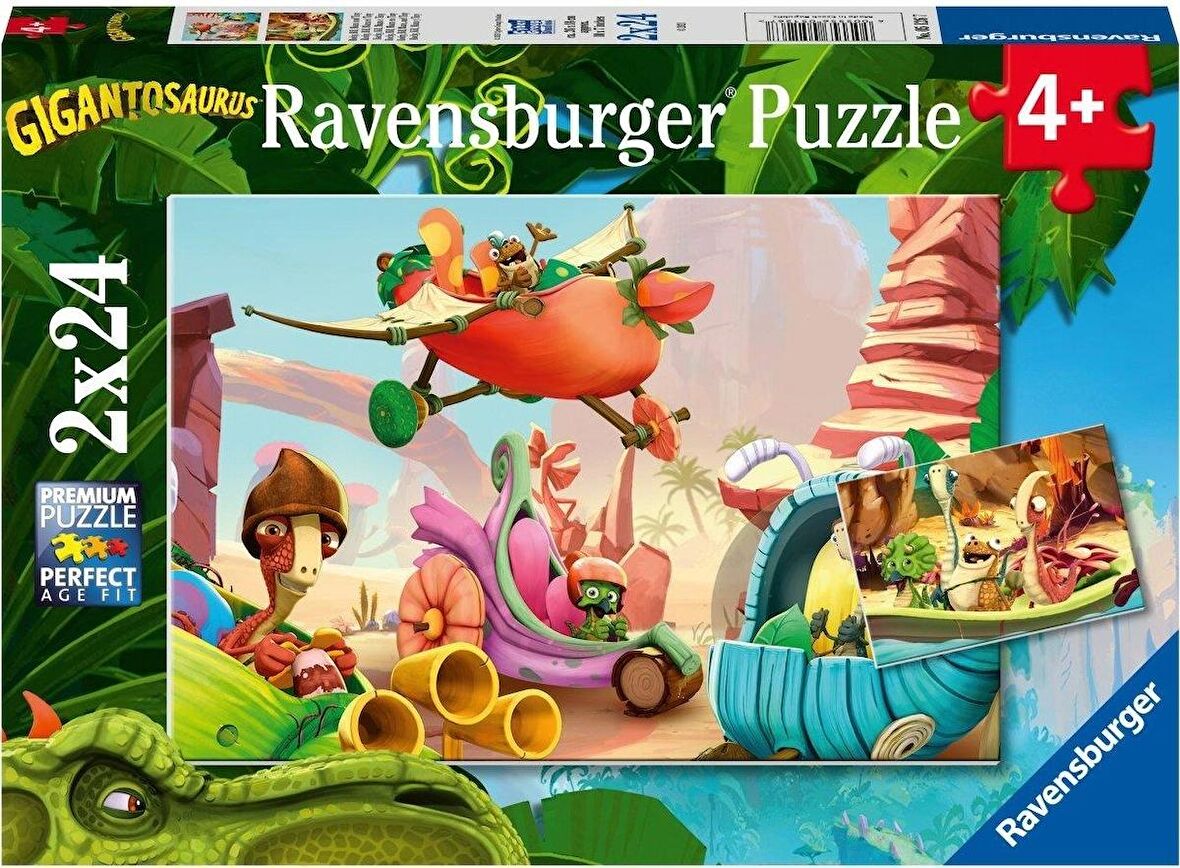 Ravensburger Yaşam 2x24 Parça Çocuk Puzzle