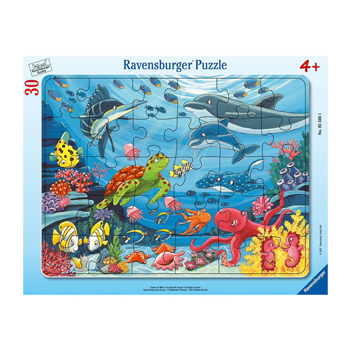 Ravensburger Deniz Altında 30 Parça Büyük Çerçeve Puzzle