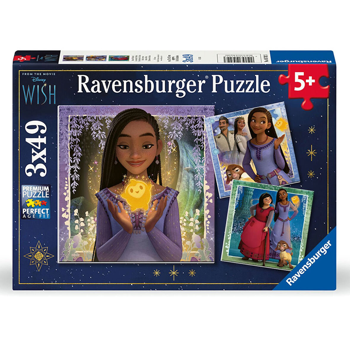 Ravensburger Çocuk Puzzle WD Wish 3x49 Parça 57023