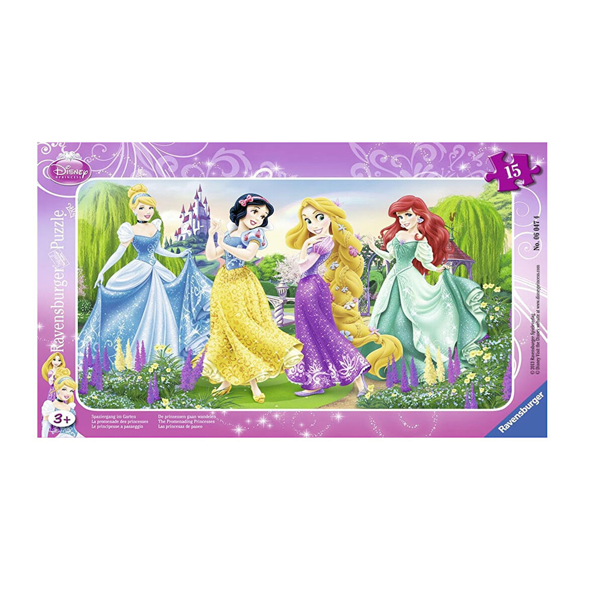 Ravensburger Çocuk Puzzle 15 Parça WD Prensesler 60474