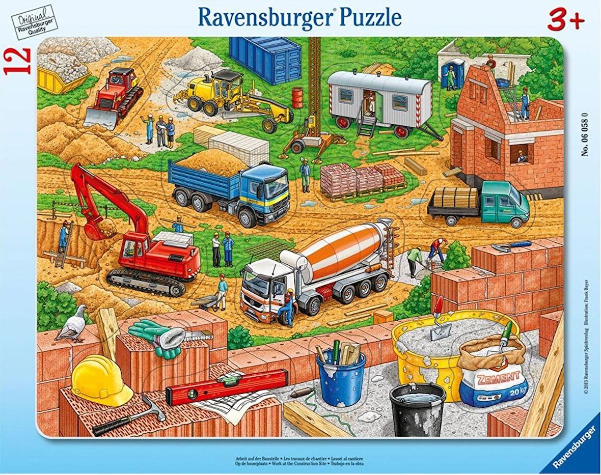 Ravensburger Yaşam 12 Parça Çocuk Puzzle