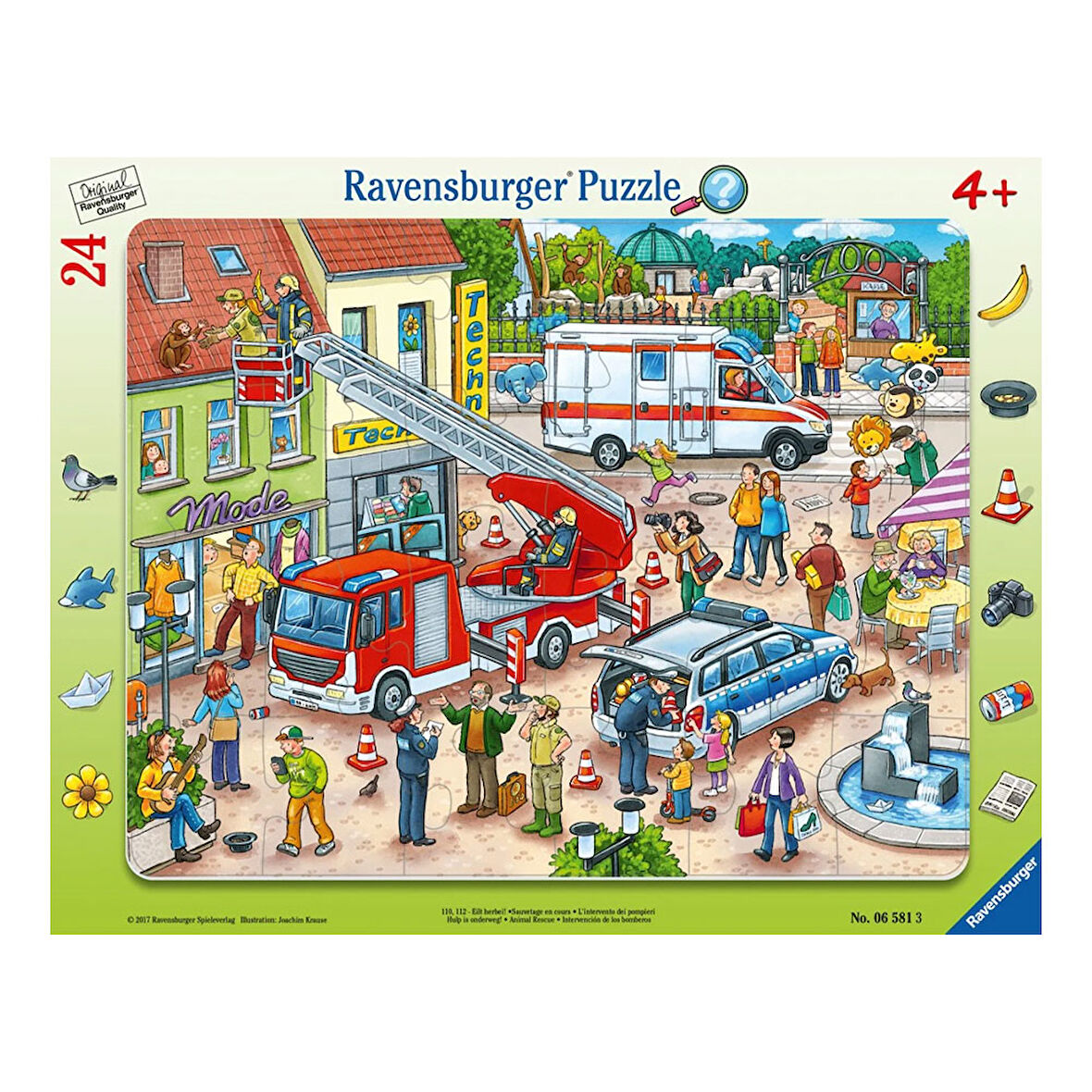 Ravensburger Çocuk Puzzle 24 Parça Kurtama 65813