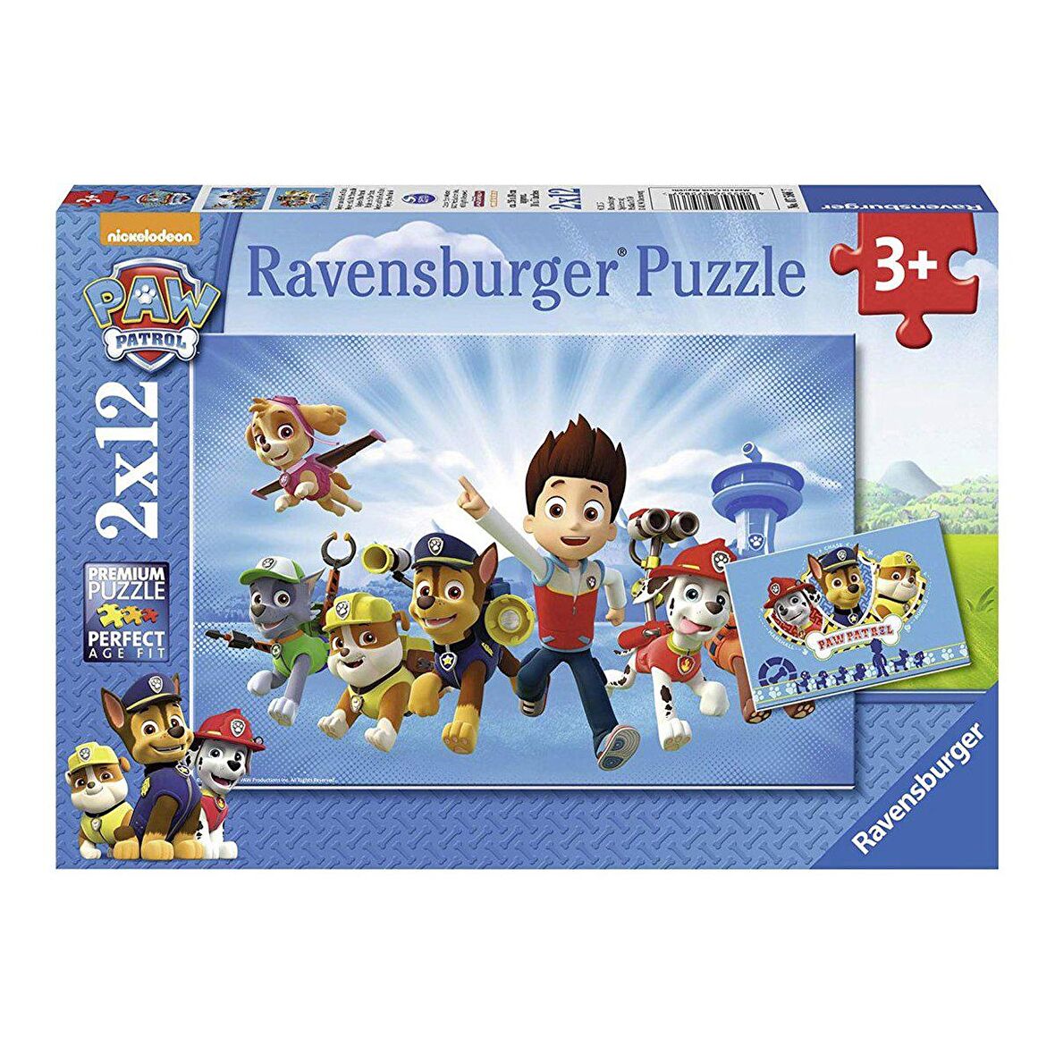 Ravensburger Fantastik 2x12 Parça Çocuk Puzzle