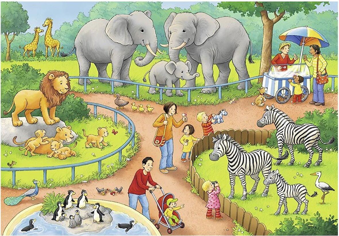 Ravensburger Yaşam 2x24 Parça Çocuk Puzzle