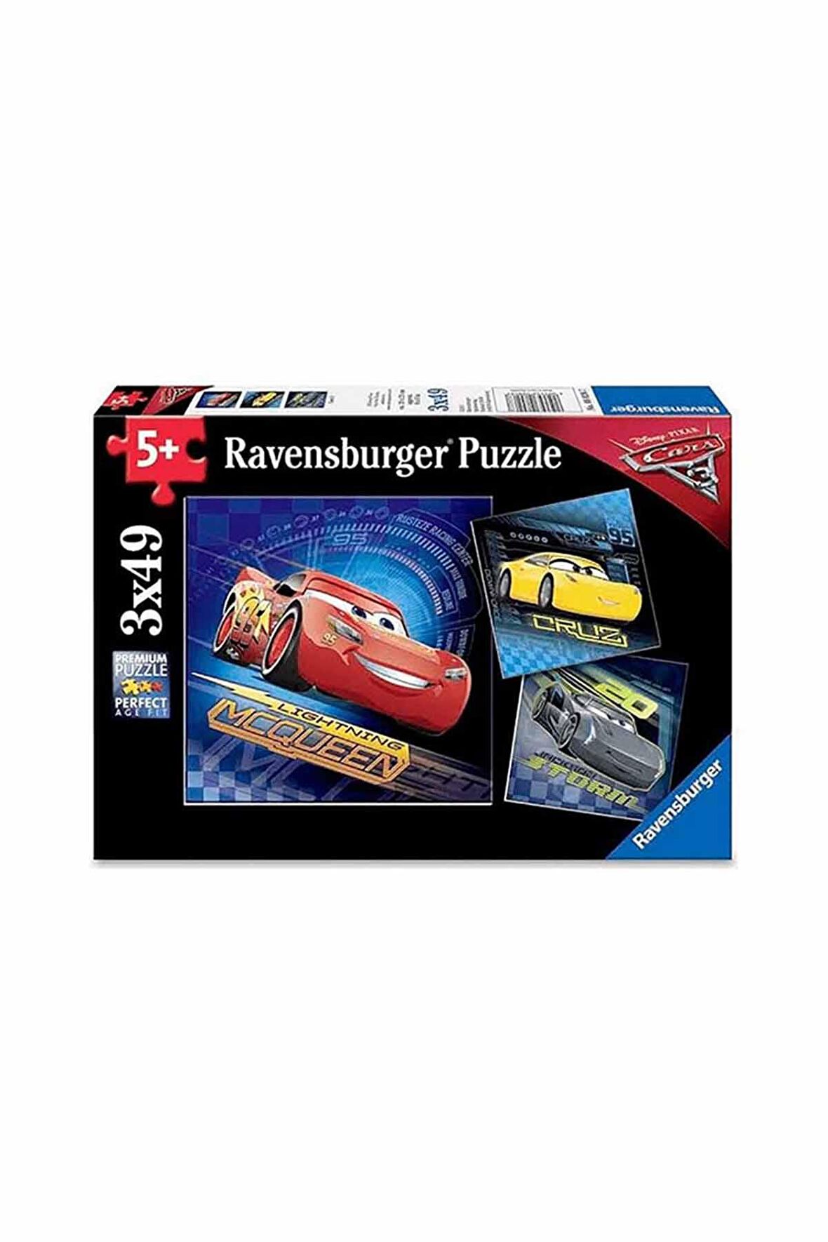 Ravensburger Taşıtlar 3x49 Parça Çocuk Puzzle