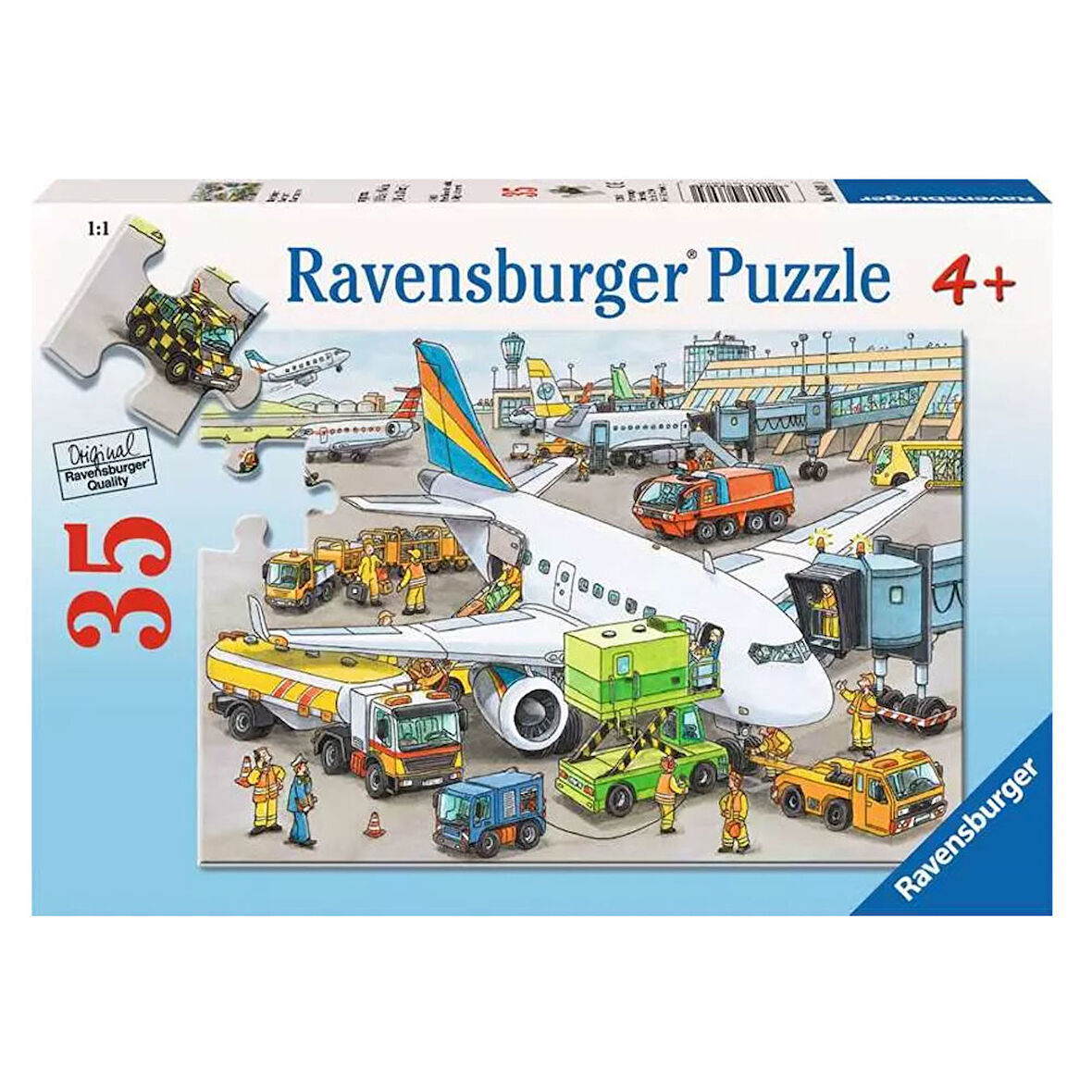 Ravensburger 35 Parça Puzzle Havaalanı 86030
