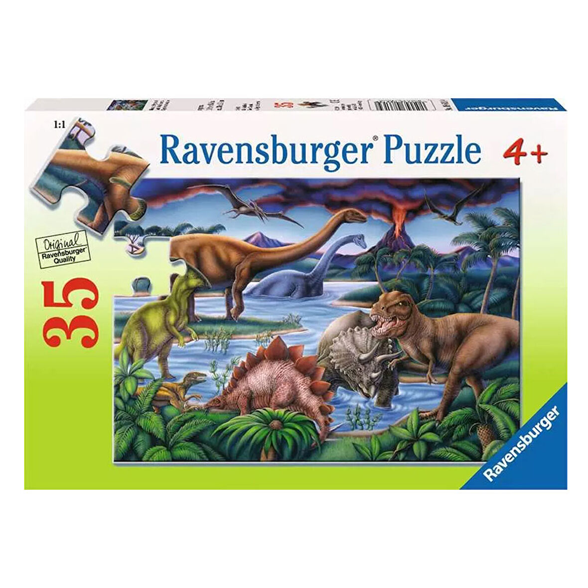Ravensburger 35 Parça Puzzle Dinozorlar 86139