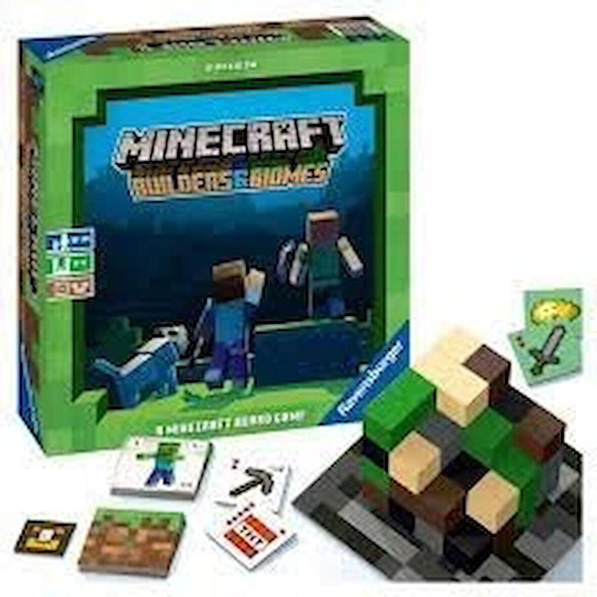 Ravensburger Minecraft: Builders & Biomes Strateji Oyunu-İngilizce