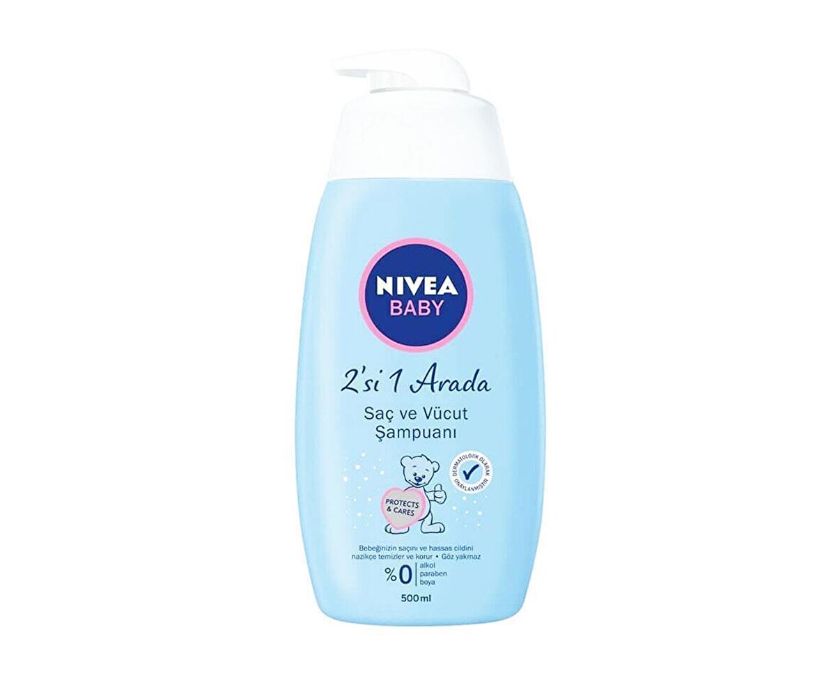 Nivea Baby Saç ve Vücut Şampuanı 500 Ml