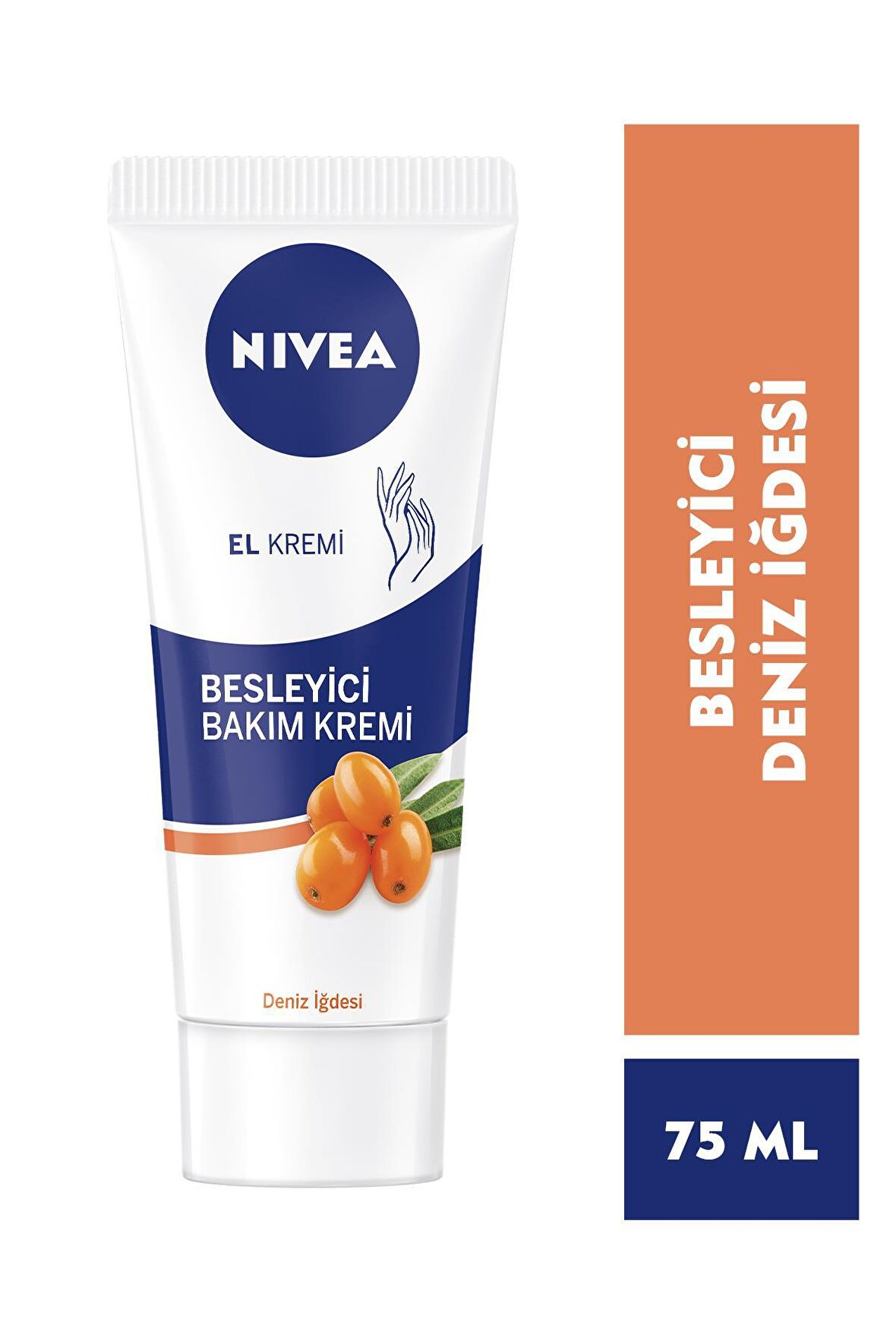 NİVEA BESLEYİCİ BAKIM EL KREMİ DENİZ İĞDESİ 75 ML