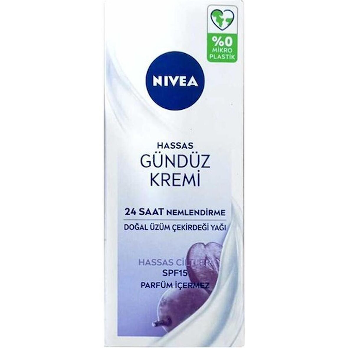 NİVEA NEMLENDİRİCİ GÜNDÜZ KREMİ SPF15 HASSAS 50 ML