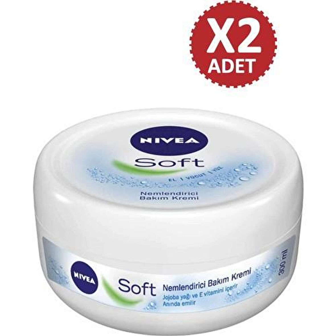 Nivea Nemlendirici E Vitaminli Tüm Cilt Tipleri için  Vücut Kremi 2x300 ml 