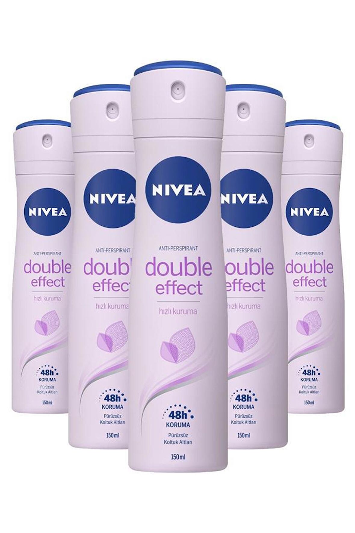 Nivea Double Effect Bayan Deodorant 150 ml X5