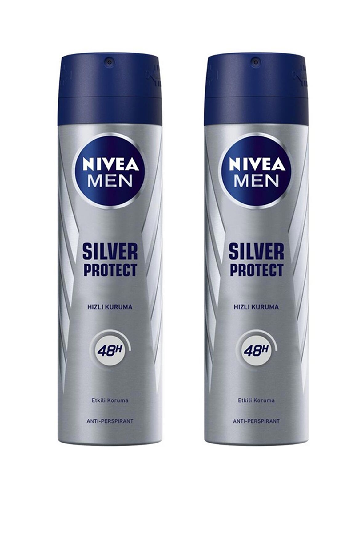 Nivea Deodorant Sprey Silver Protect 150ml.Erkek x 2 adet