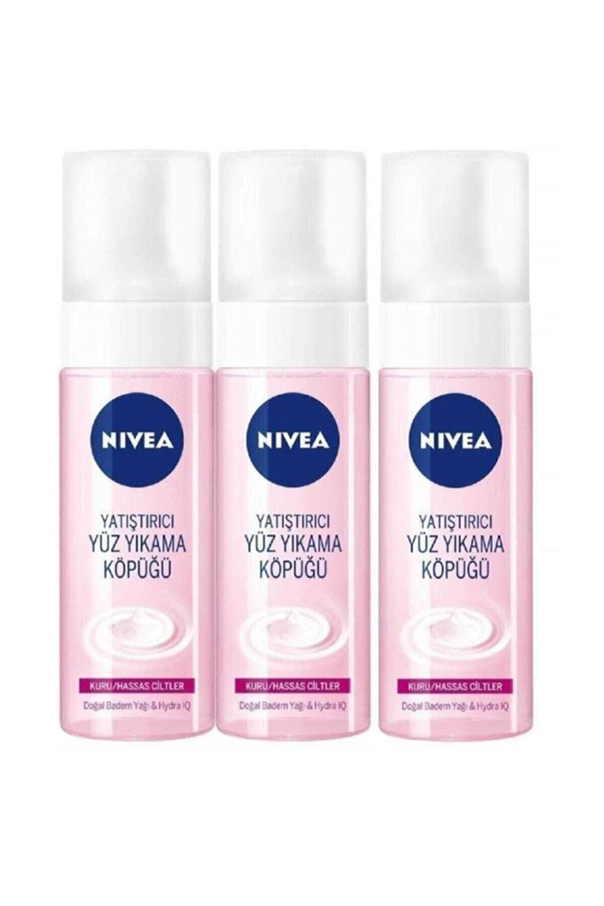 Kuru Hassas Ciltler İçin Yatıştırıcı Yüz Yıkama Köpüğü 150 ml 3 Adet