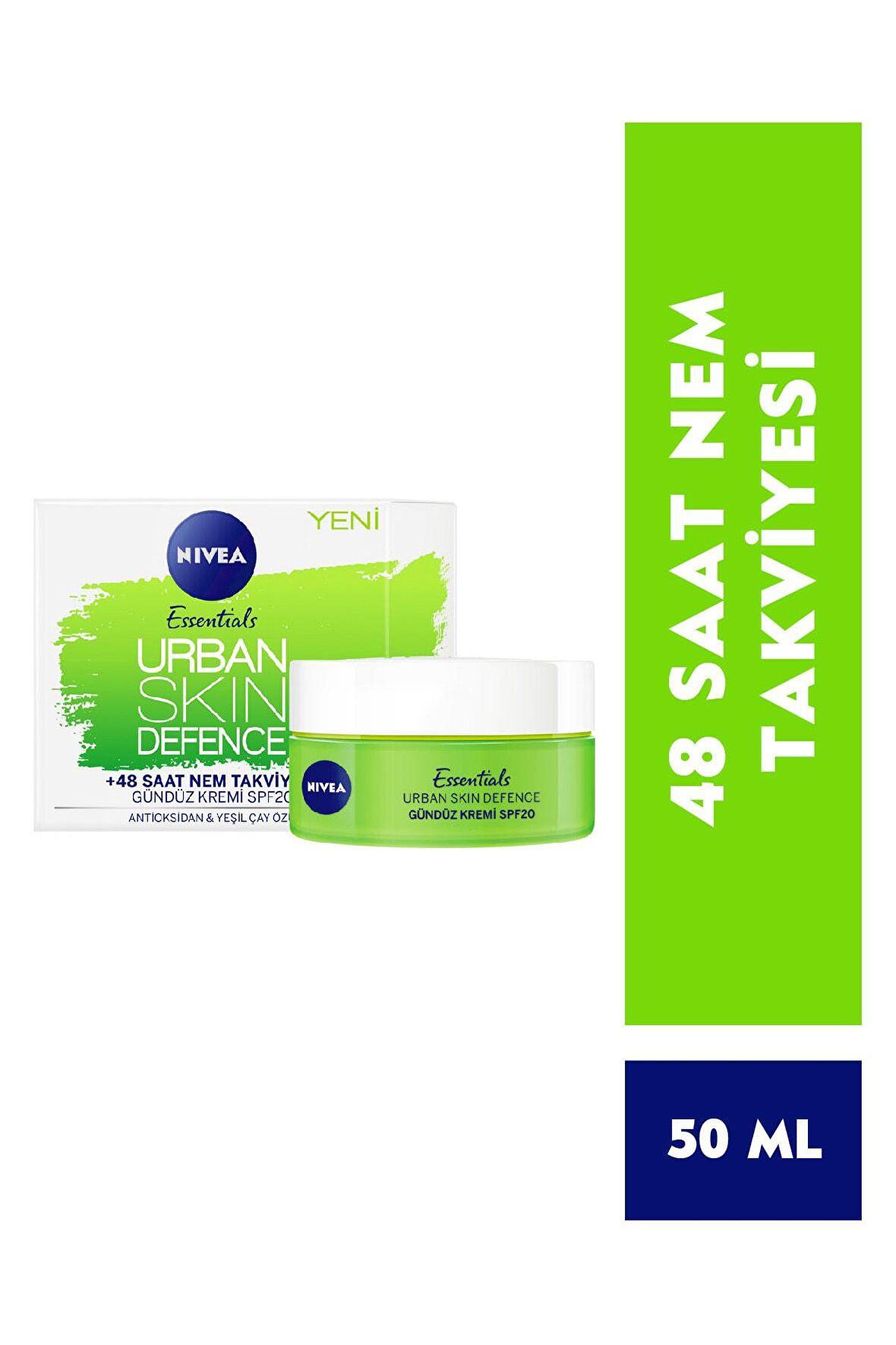 NİVEA GÜNDÜZ KREMİ 50ML URBAN 