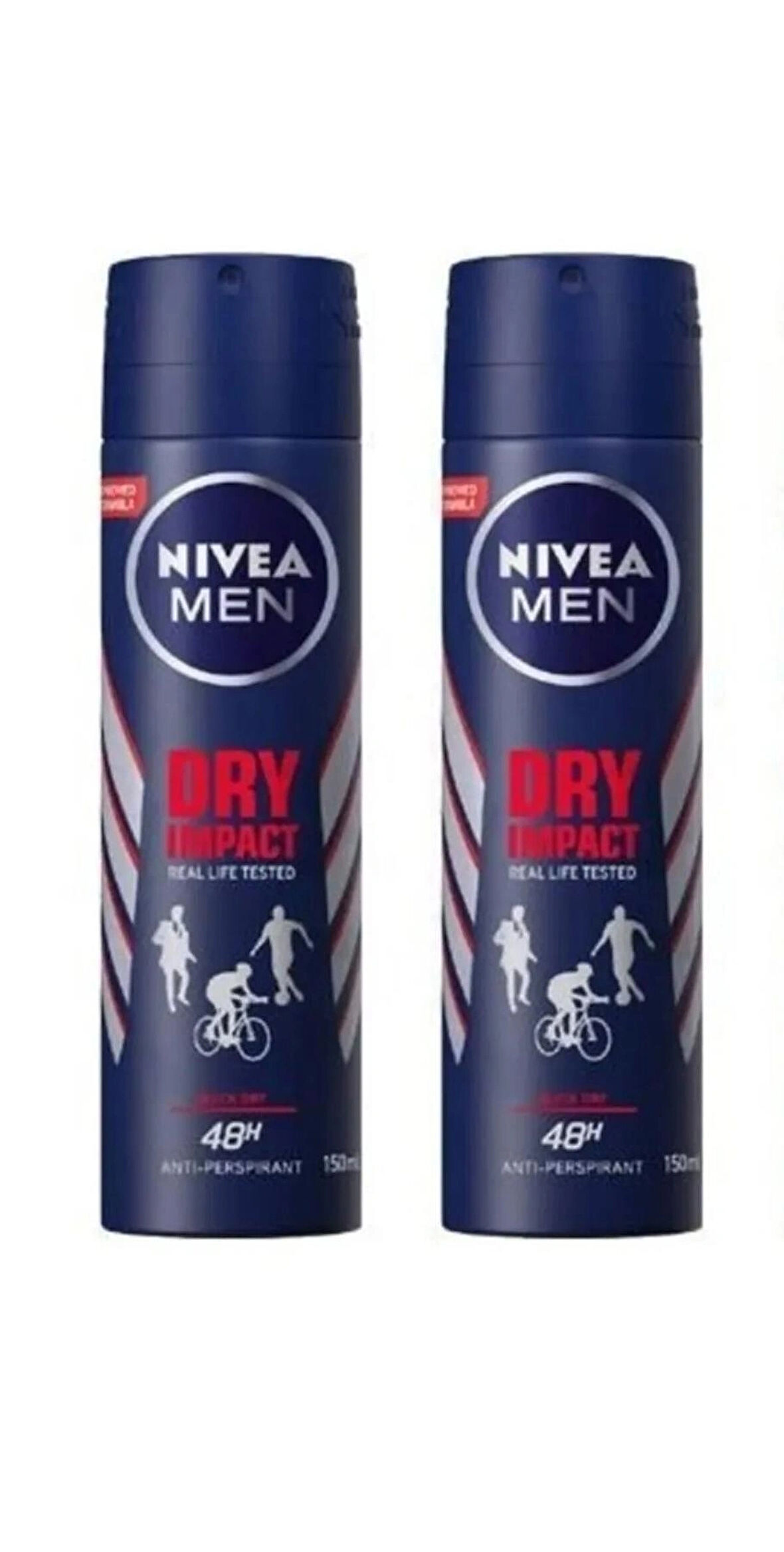 NIVEA MEN Dry Impact Dual Protect x 2 ADET