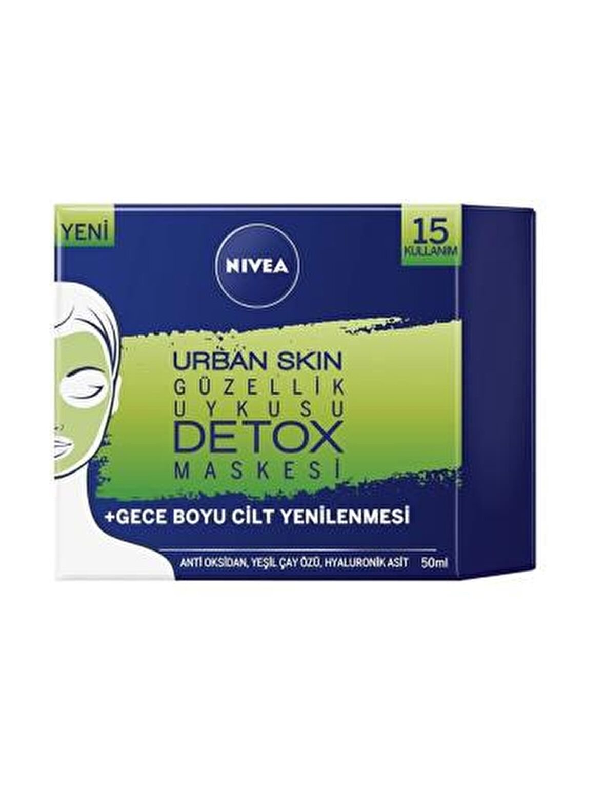 Nivea Urban Skin Güzellik Uykusu Detox Maskesi 50ml