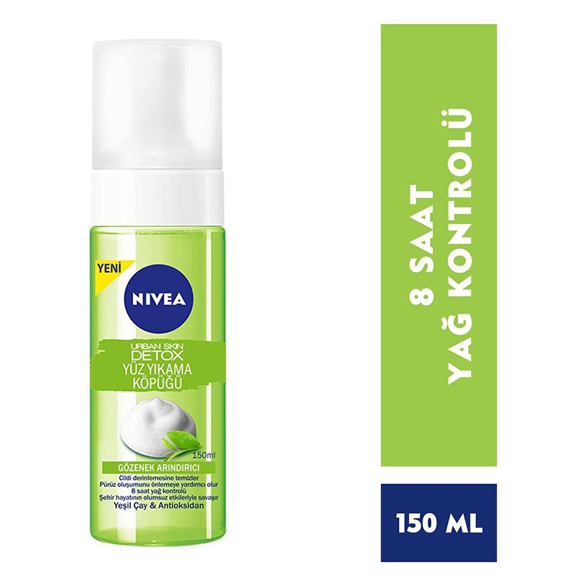 Nivea Urban Skin Detox Yüz Yıkama Köpügü 150 Ml