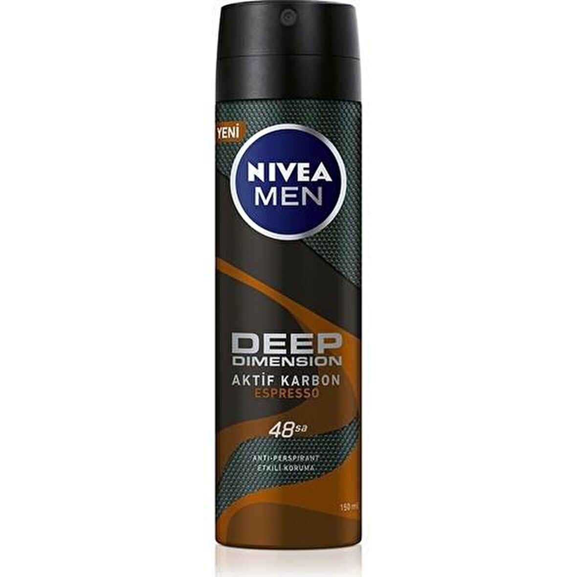 Nivea Deodorant Deep Aktif Karbon Espresso Erkek 150 Ml