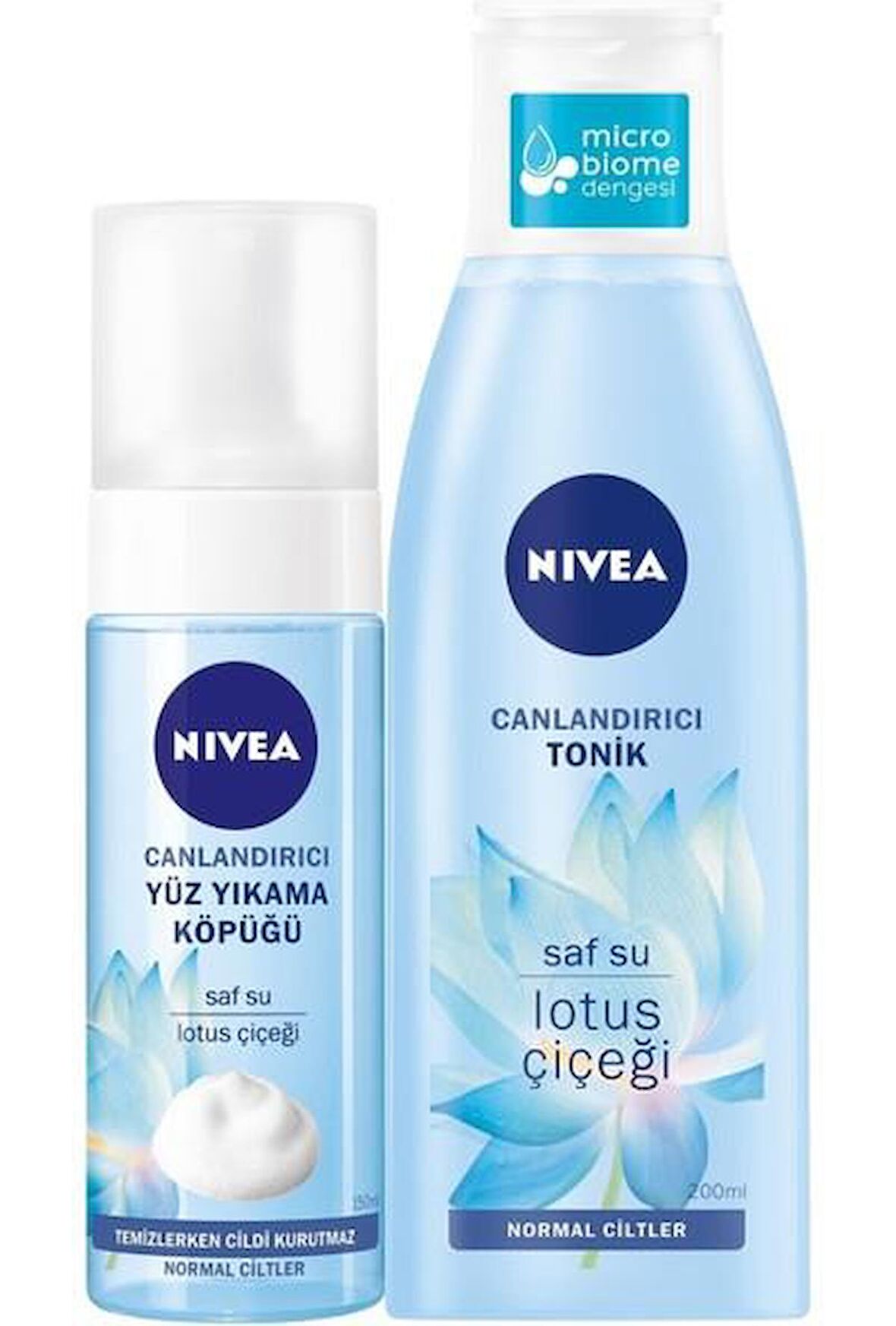 Nivea Normal Ciltler için Yüz Yıkama Köpüğü 150 ml ve Tonik 200 ml