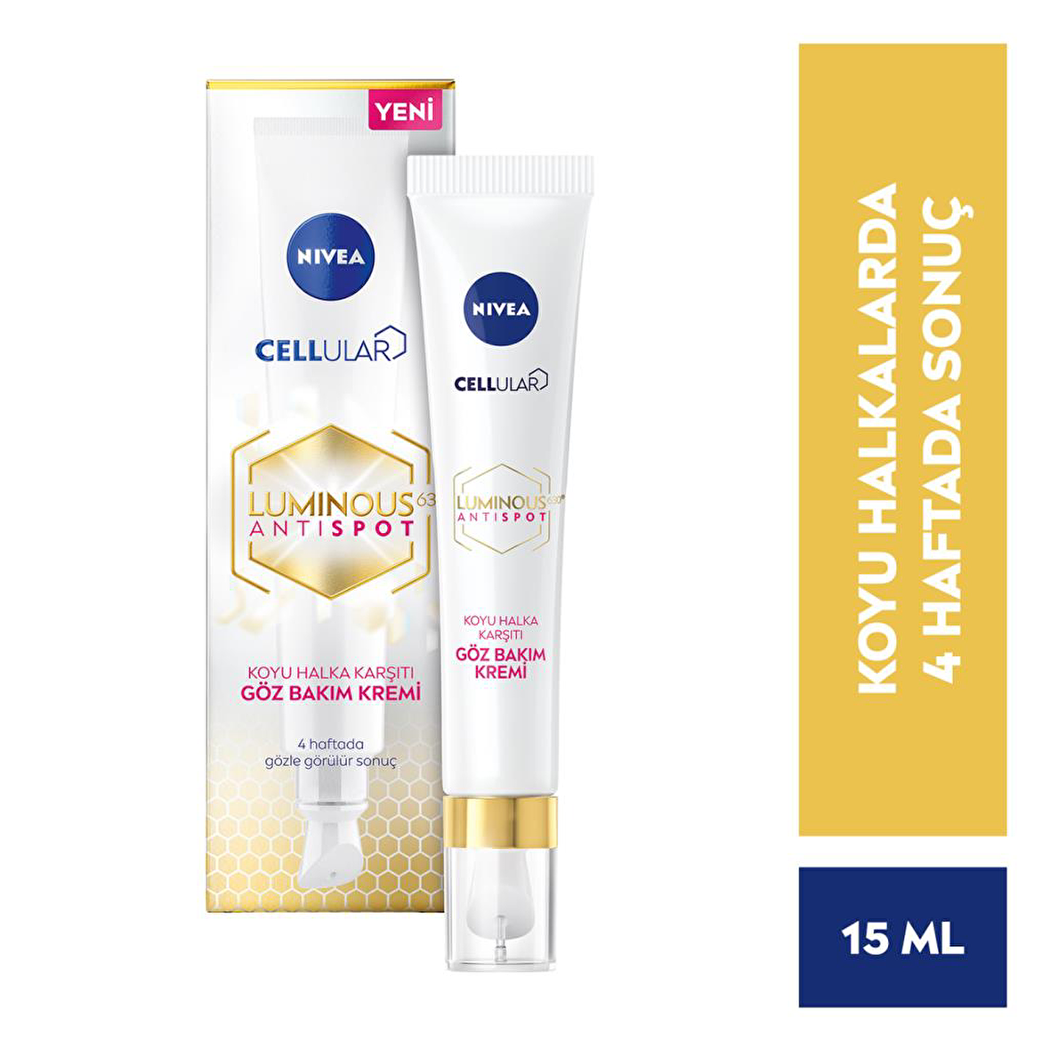 Nivea Cellular Halka Karşıtı-Bakım Hyalüronik Asit Tüm Yaşlar Göz Çevresi Krem 15 ml 