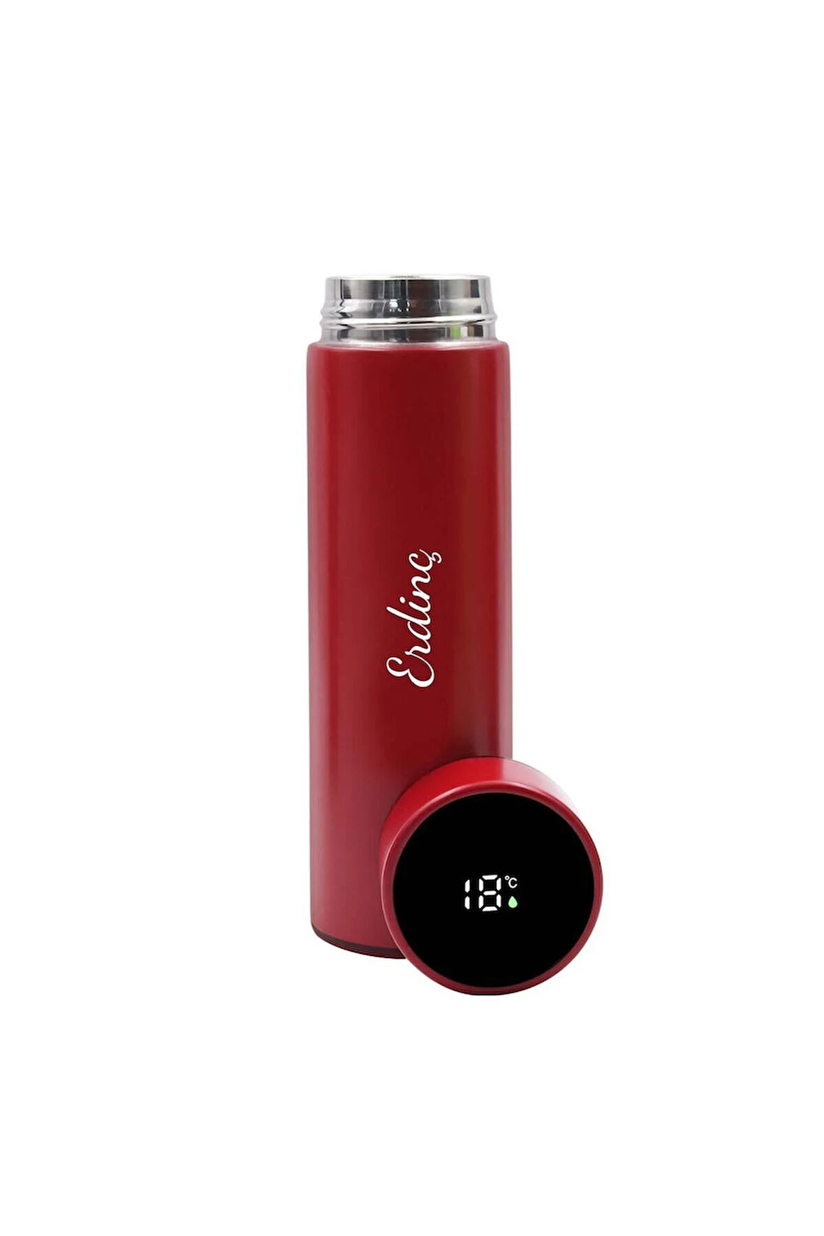 Dereceli Kırmızı Termos