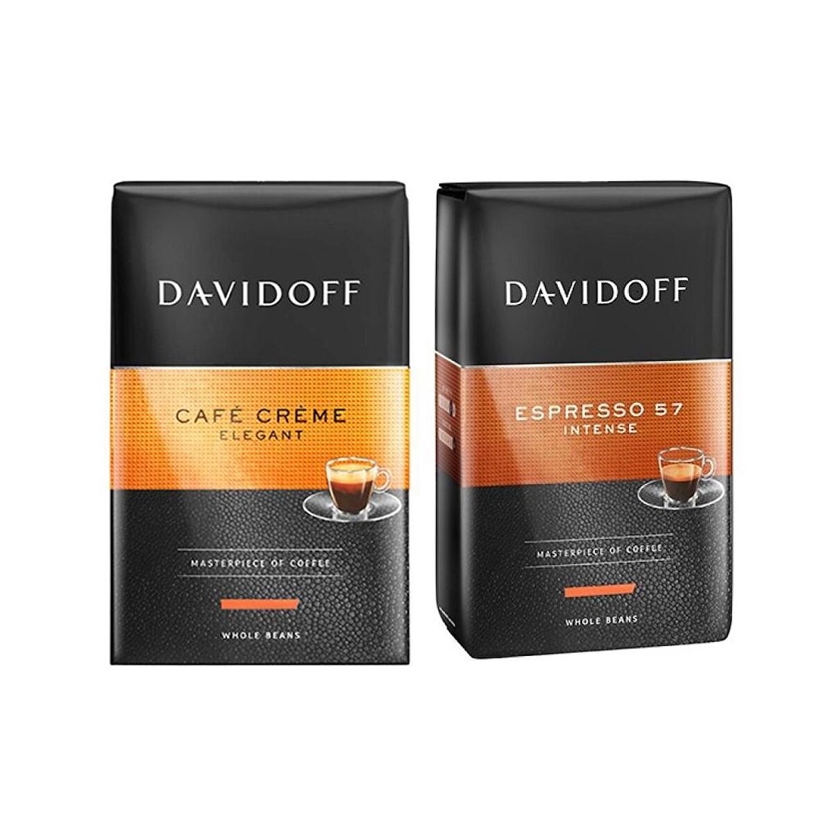 Davidoff Cafe Creme 500 Gr & Davidoff Espresso 57 Çekirdek Kahve 500 Gr