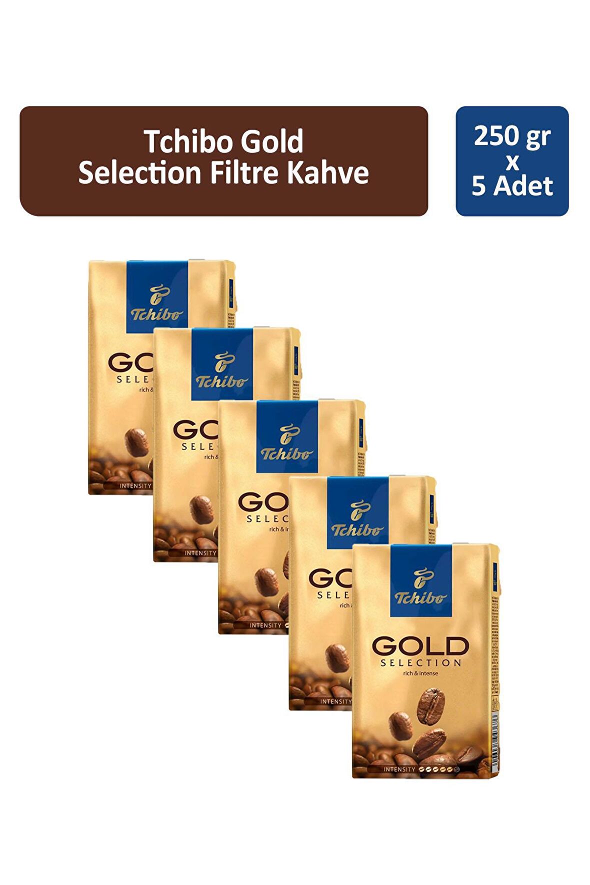 Tchibo Gold Selection Filtre Kahve 250 gr x 5 Adet