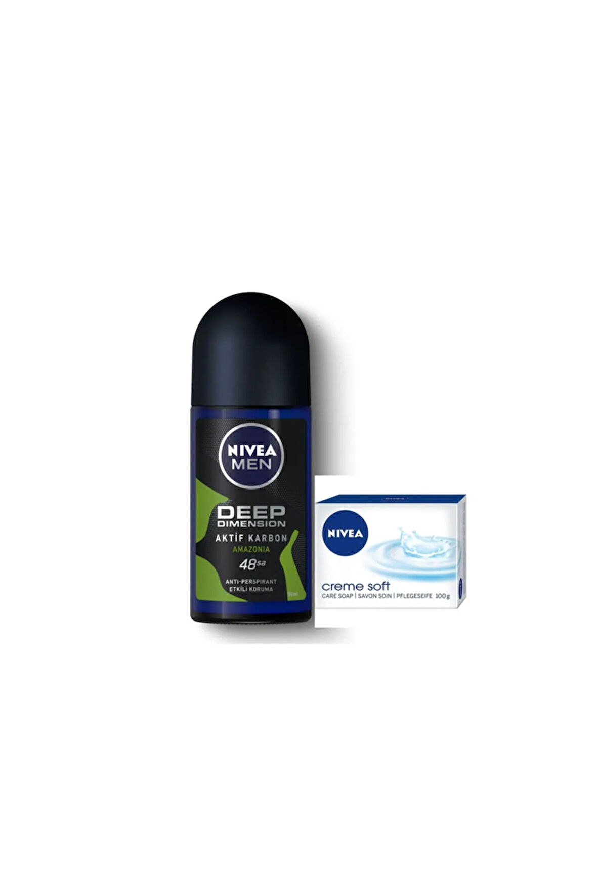 Men Deep Dimension Amazonia Roll-on 50ml+ Creme Soft Sabun 100 Gr Set