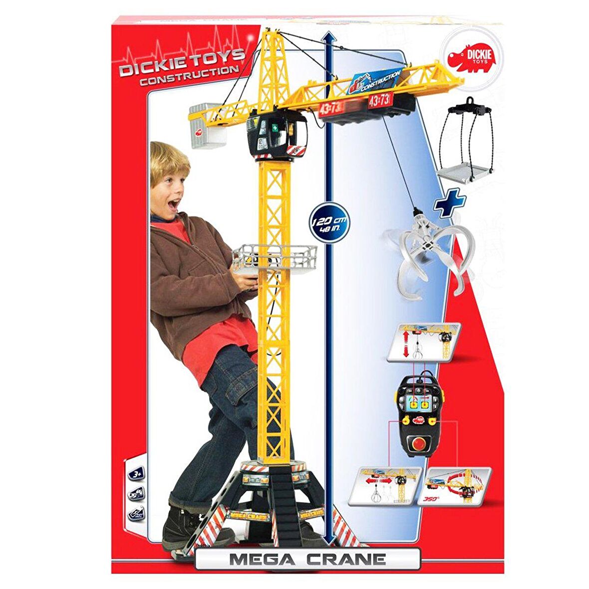 203462412 Dickie Mega Vinç 120 cm