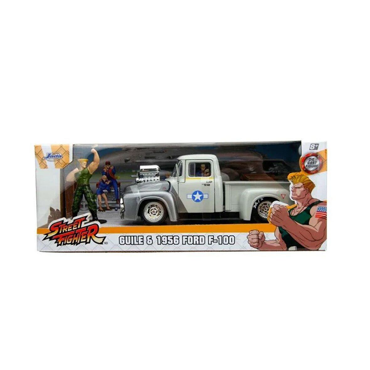 253255057 Jada Street Fighter 1956 Ford Pickup 1:24