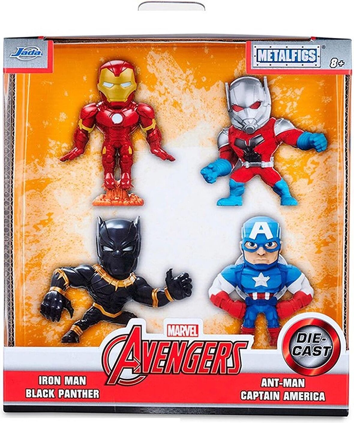 Marvel Avengers 4 Pack 2.5 Inch Metal Figür