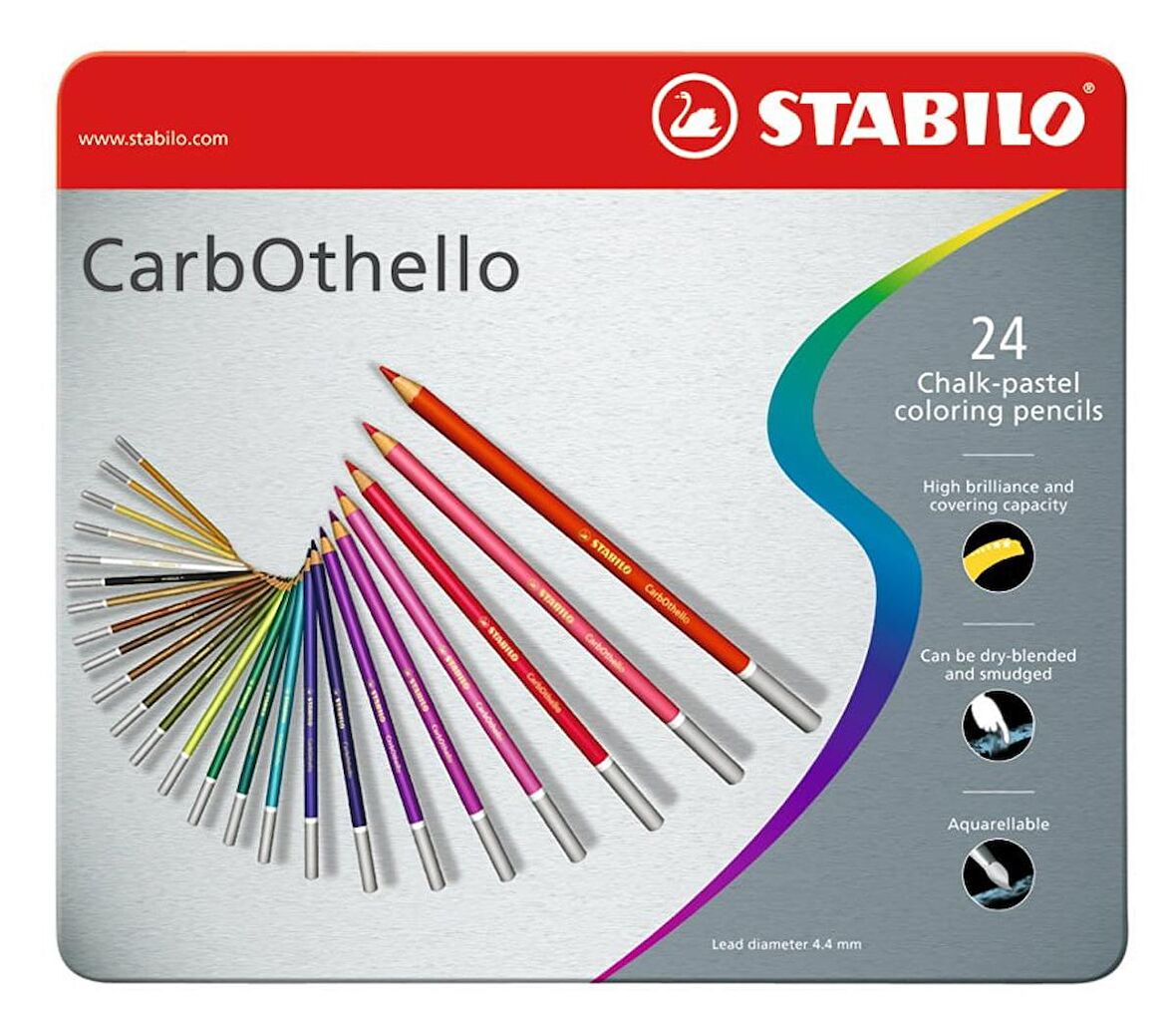 Stabilo CarbOthello Pastel Kalem Seti 24 Renk