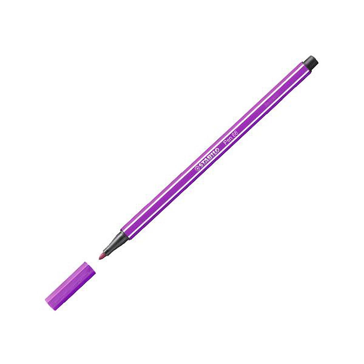 Stabilo Keçe Uçlu Boya Kalemi 1 Mm Lila 68/58   10'lu Paket / Stabilo