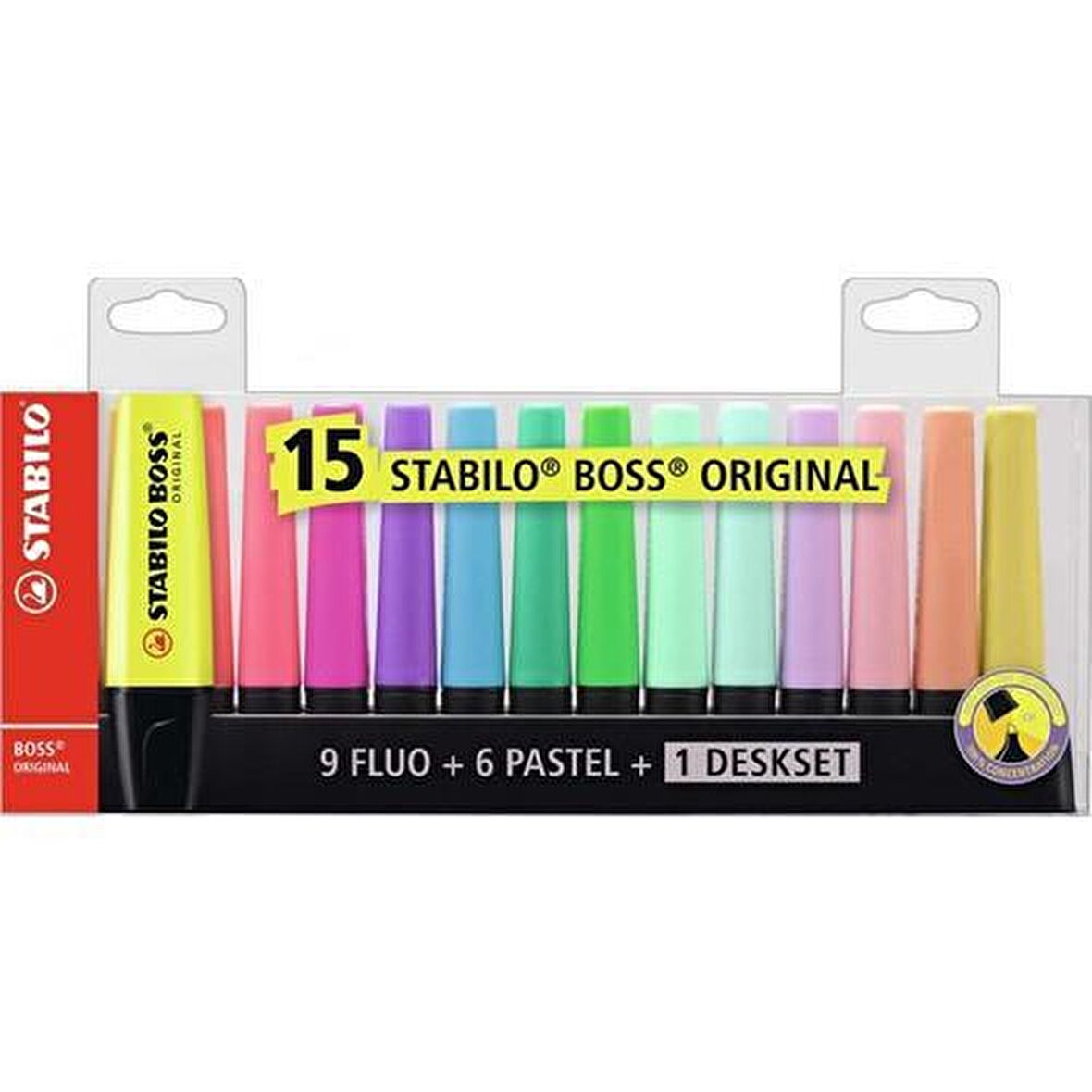 Stabilo Boss Original Pastel 15'li Set 7015-01-05