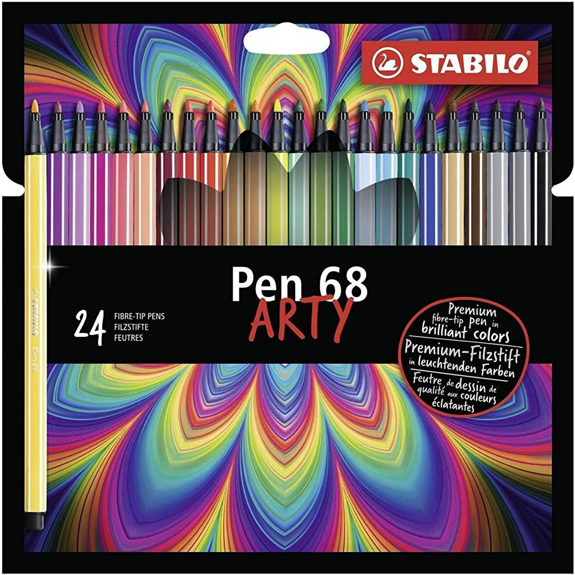 Stabilo Pen 68 Arty Keçe Uçlu Kalem Seti 24'lü