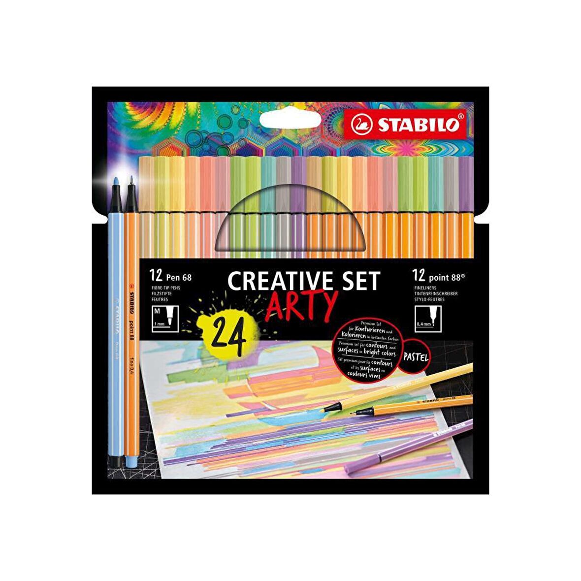 Stabilo Creatıve Set Arty 24'lü Pen + Point 8868/24-1-20