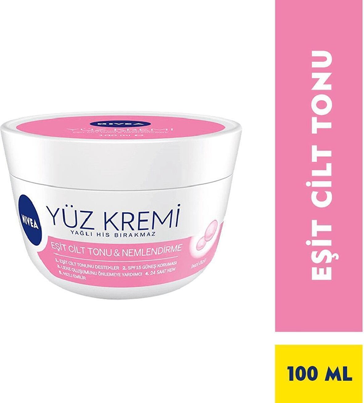 Nivea Eşit Cilt Tonu & Nemlendirme Yüz Kremi 100 Ml