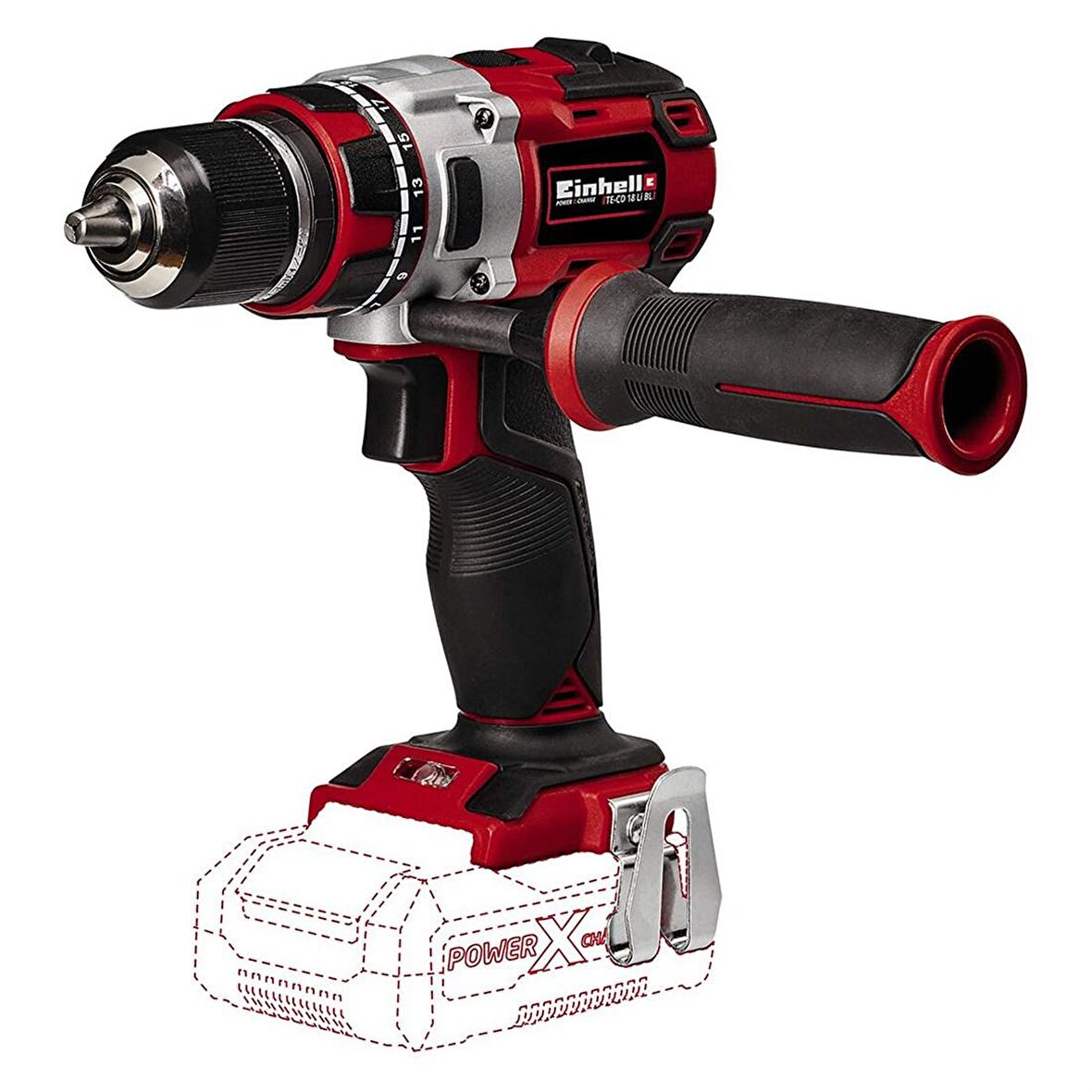 Einhell 4513850 PXC Kömürsüz Akülü Vidalama TE-CD 18 Li BL – Solo