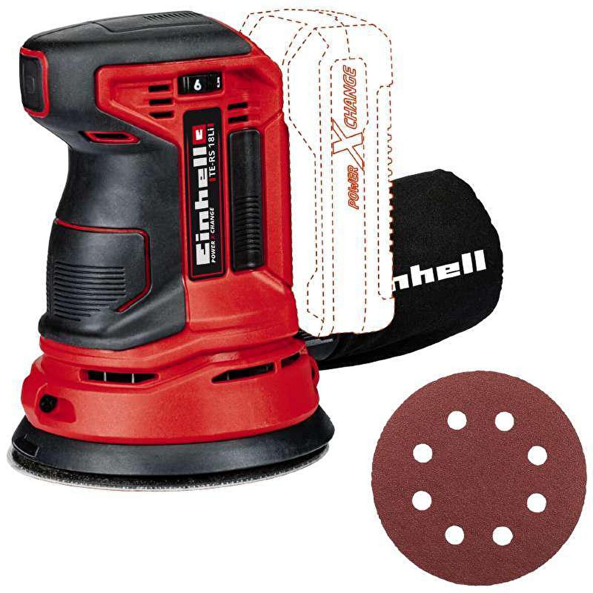 Einhell TE-RS 18 Li Solo Akülü Eksantrik Zımpara