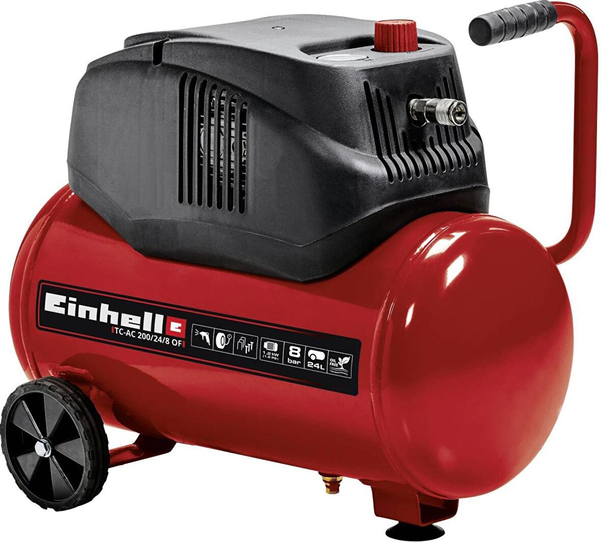 Einhell TE-AC 200/24/8 OF Sessiz Yağsız Hava Kompresorü