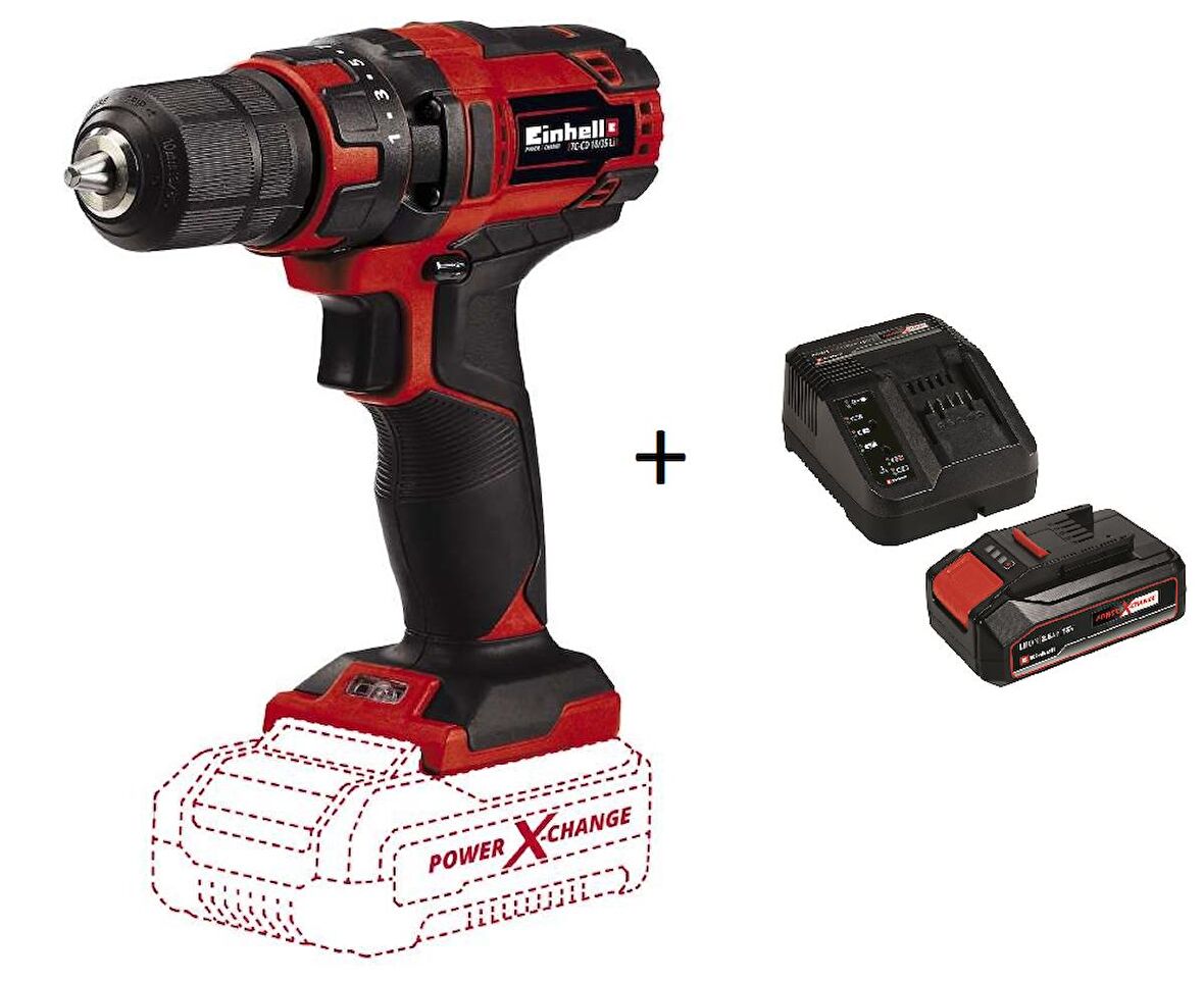 Einhell TC-CD 18/35 Li  (1x2.5 Ah Starter Kit) Akülü matkap