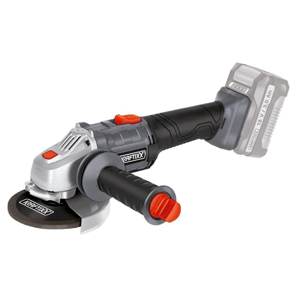 Kraftixx by Einhell KX-WS 18 Li Solo Akülü Avuç Taşlama (Akü ve Şarj Cihazı Hariç) 4514008