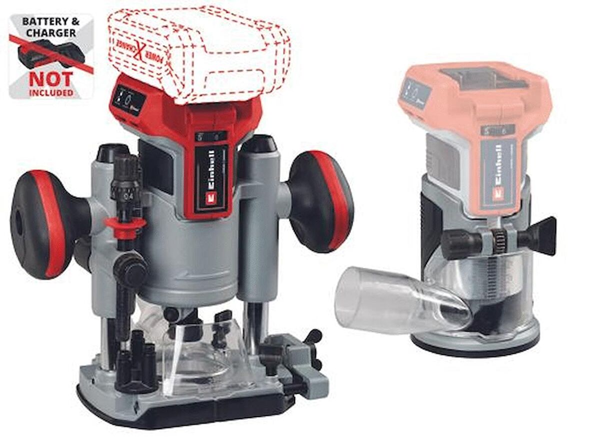 Einhell TP-RO 18 Set Li BL - Solo Akülü Kömürüz Freze