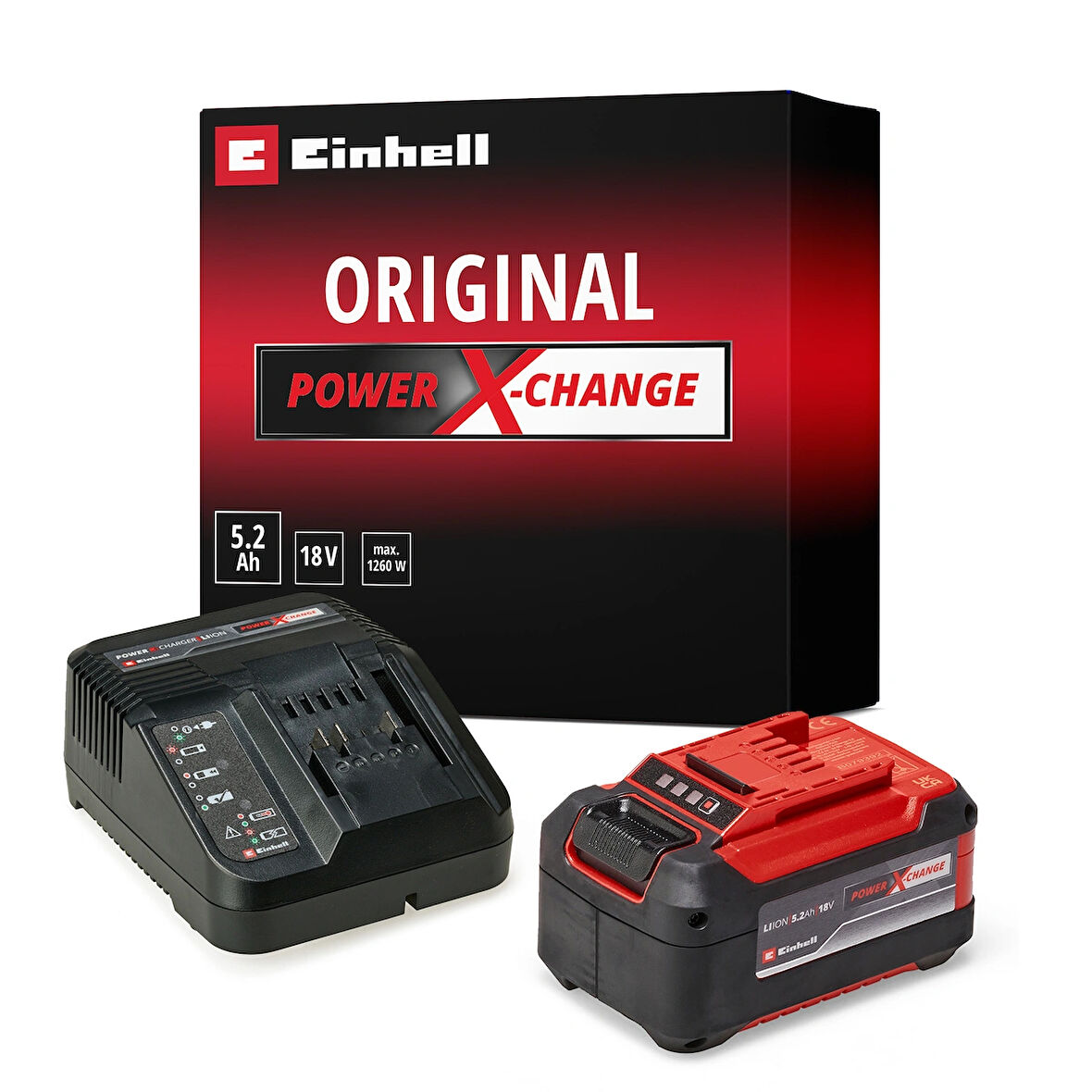Einhell 18V 5,2 Ah PXC Starter-Kit (Başlangıç Seti) - 4512147