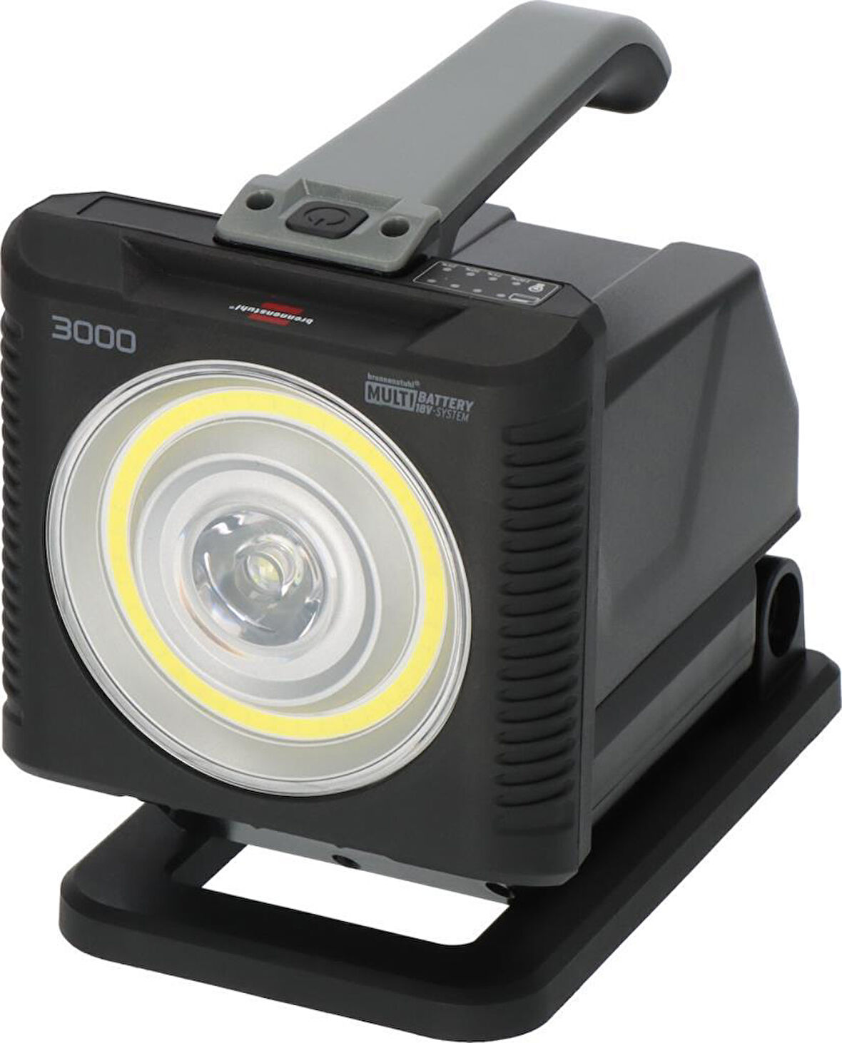 Brennenstuhl Profesyonel Serisi Multi Battery 20W 18V Tüm Bataryalarla Uyumlu  IP54 Lisanslı 1140+2160 Lümen Işık Gücüne Sahip Led Projektör 